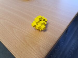 Color Block Puzzel, Yellow 3